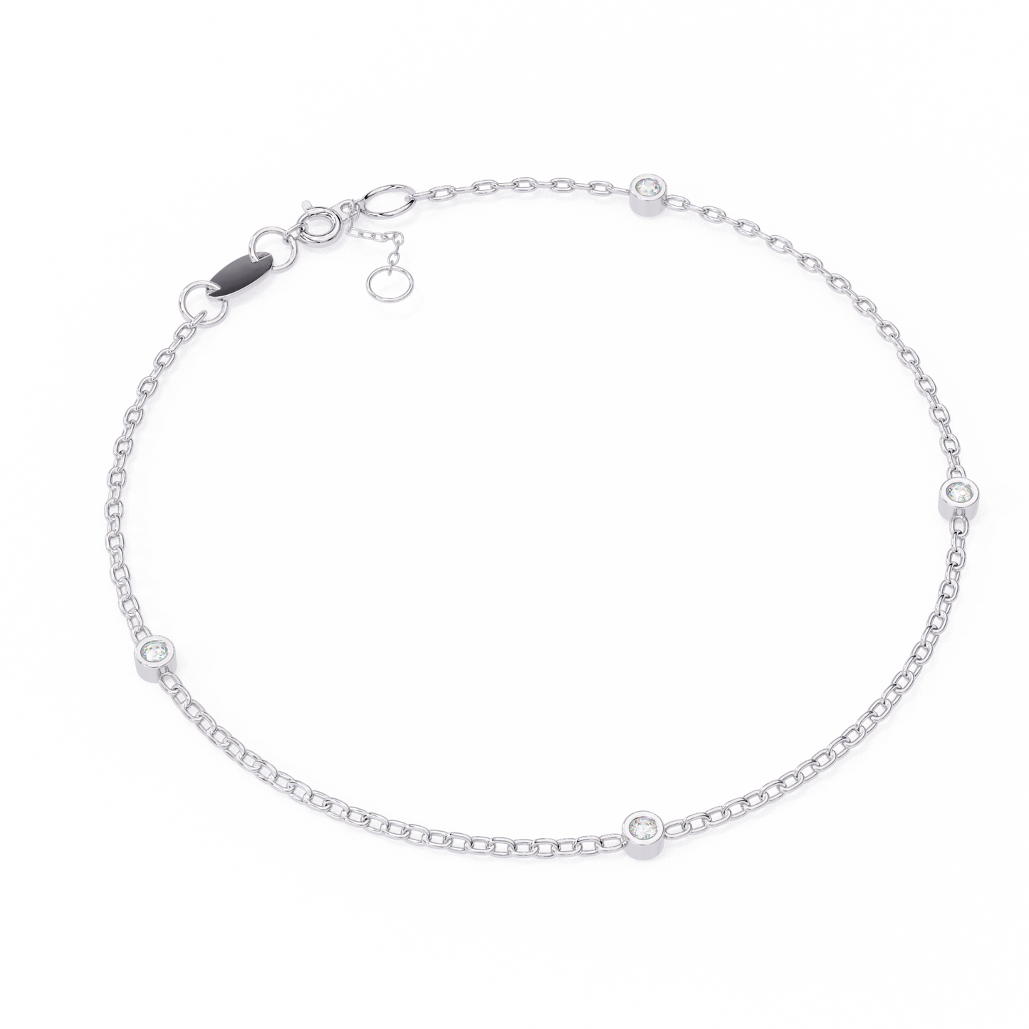 Silver Starlit Grace bracelet