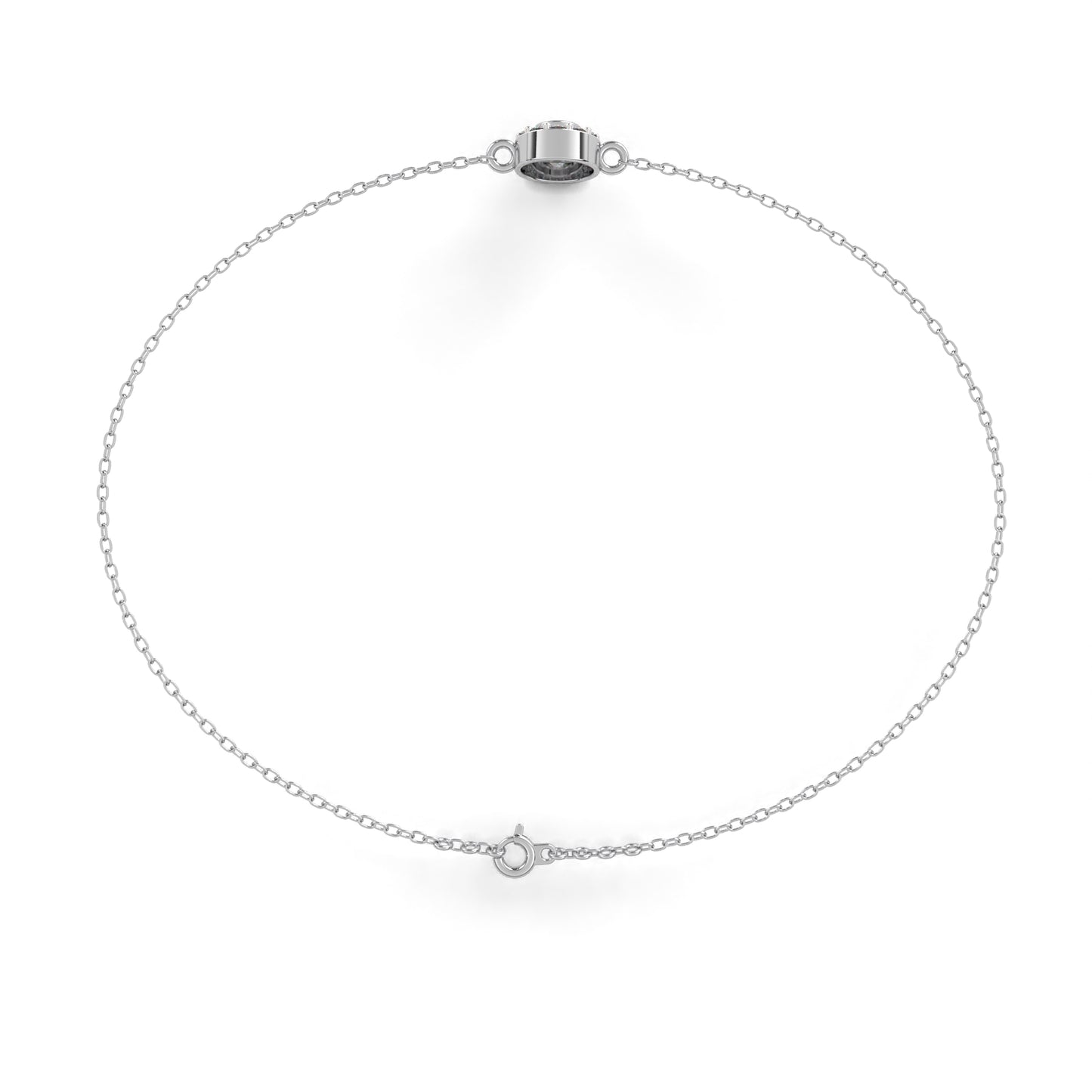 Silver Lumière halo bracelet