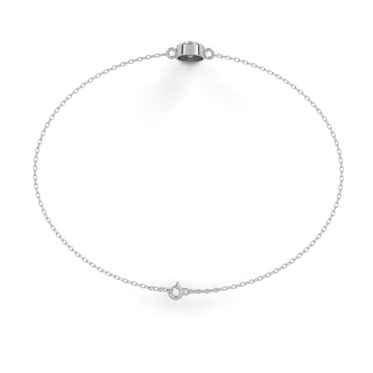 Silver Lumière halo bracelet