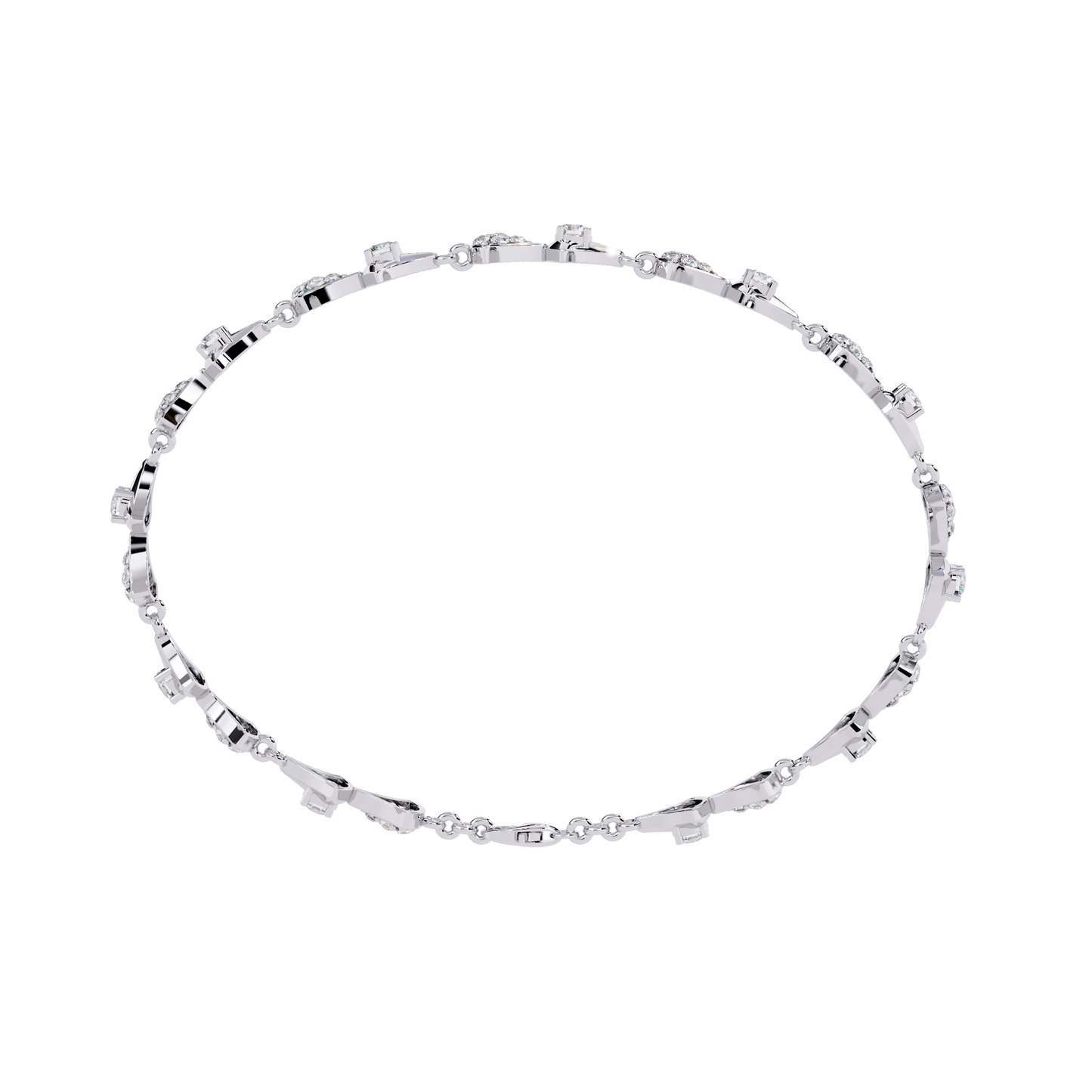 Silver Elysian Wings bracelet