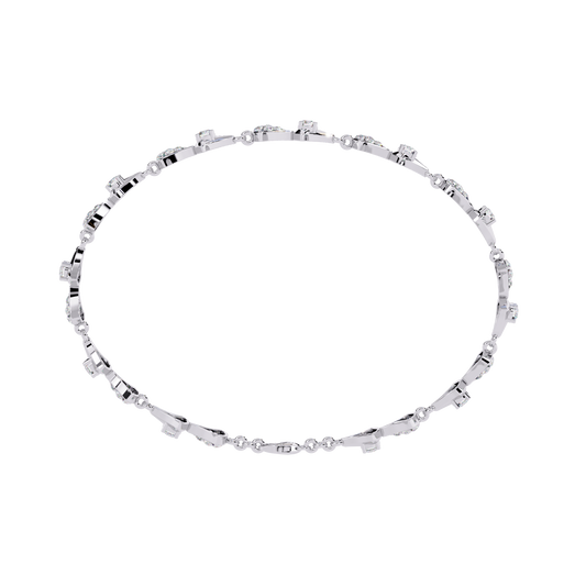 Silver Elysian Wings bracelet