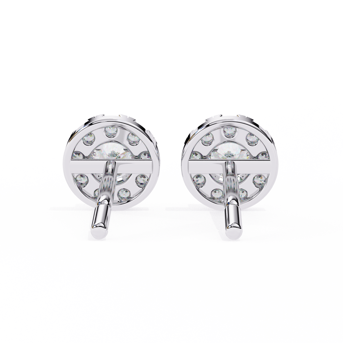 Silver Celestial Glow earrings