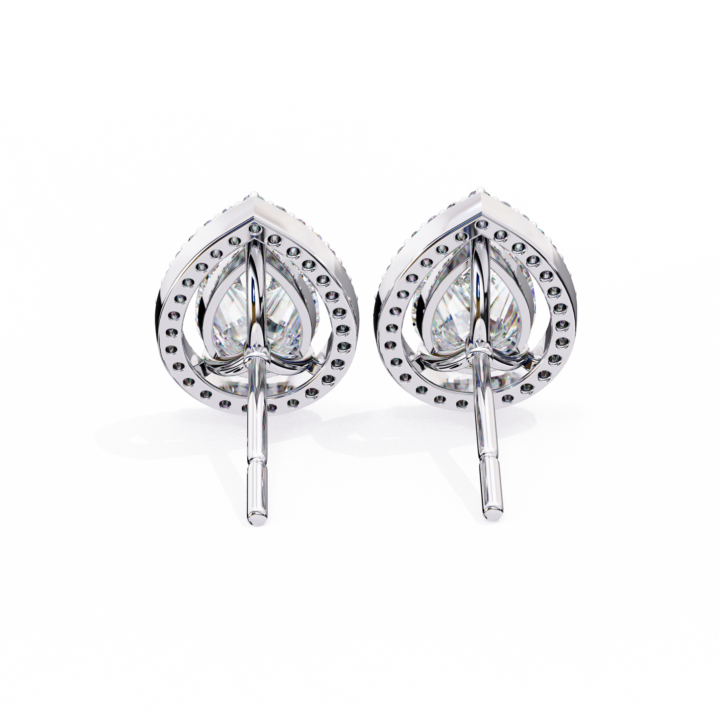 Silver Elysian Drops earrings