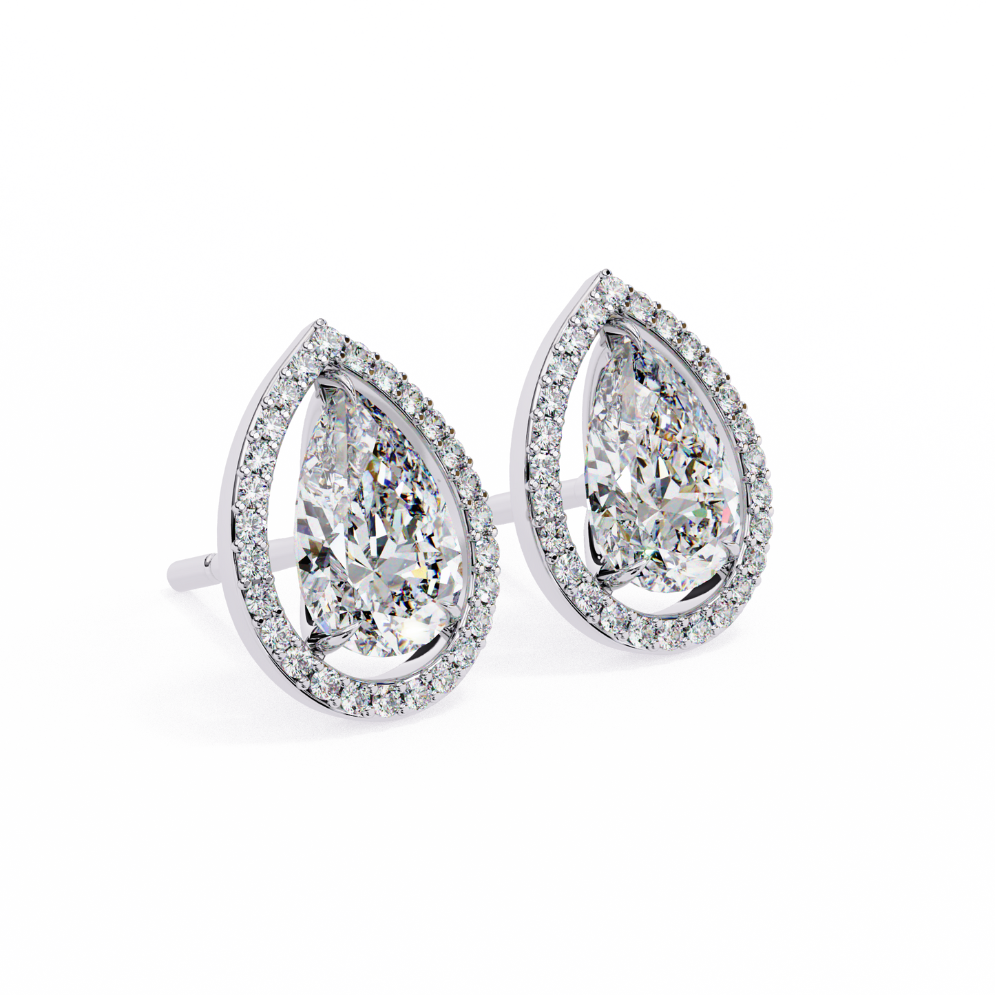 Silver Elysian Drops earrings