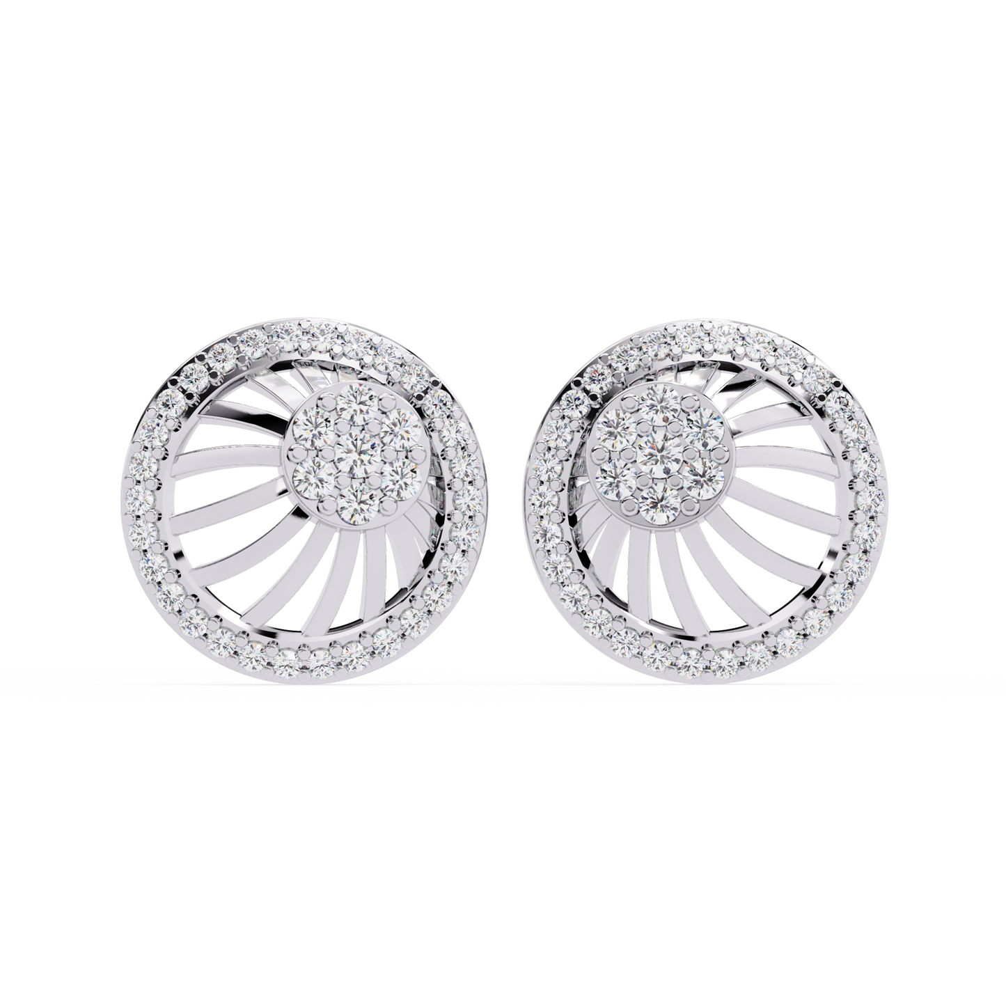Silver Timeless Radiance studs