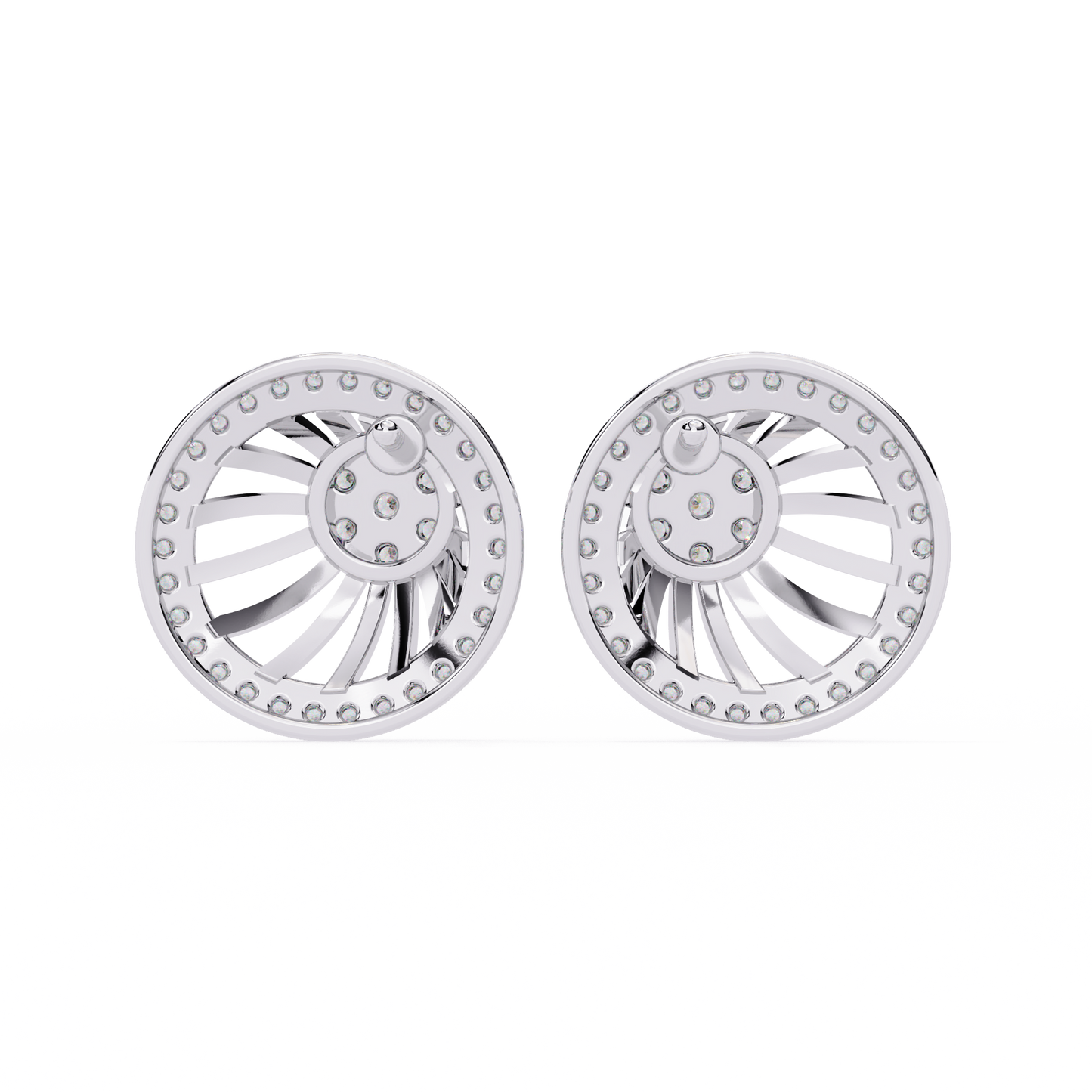 Silver Timeless Radiance studs