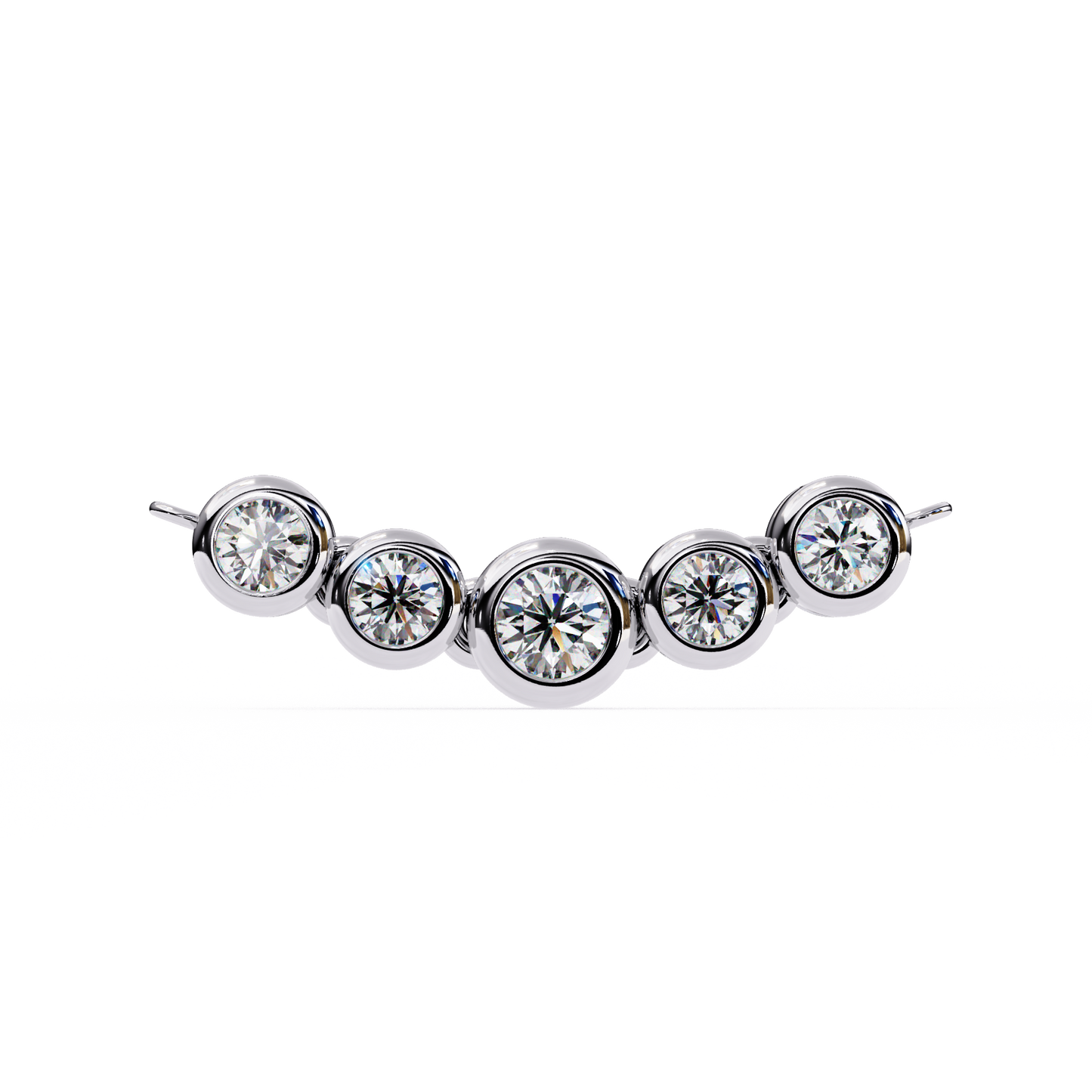 Silver Five Wishes Necklace