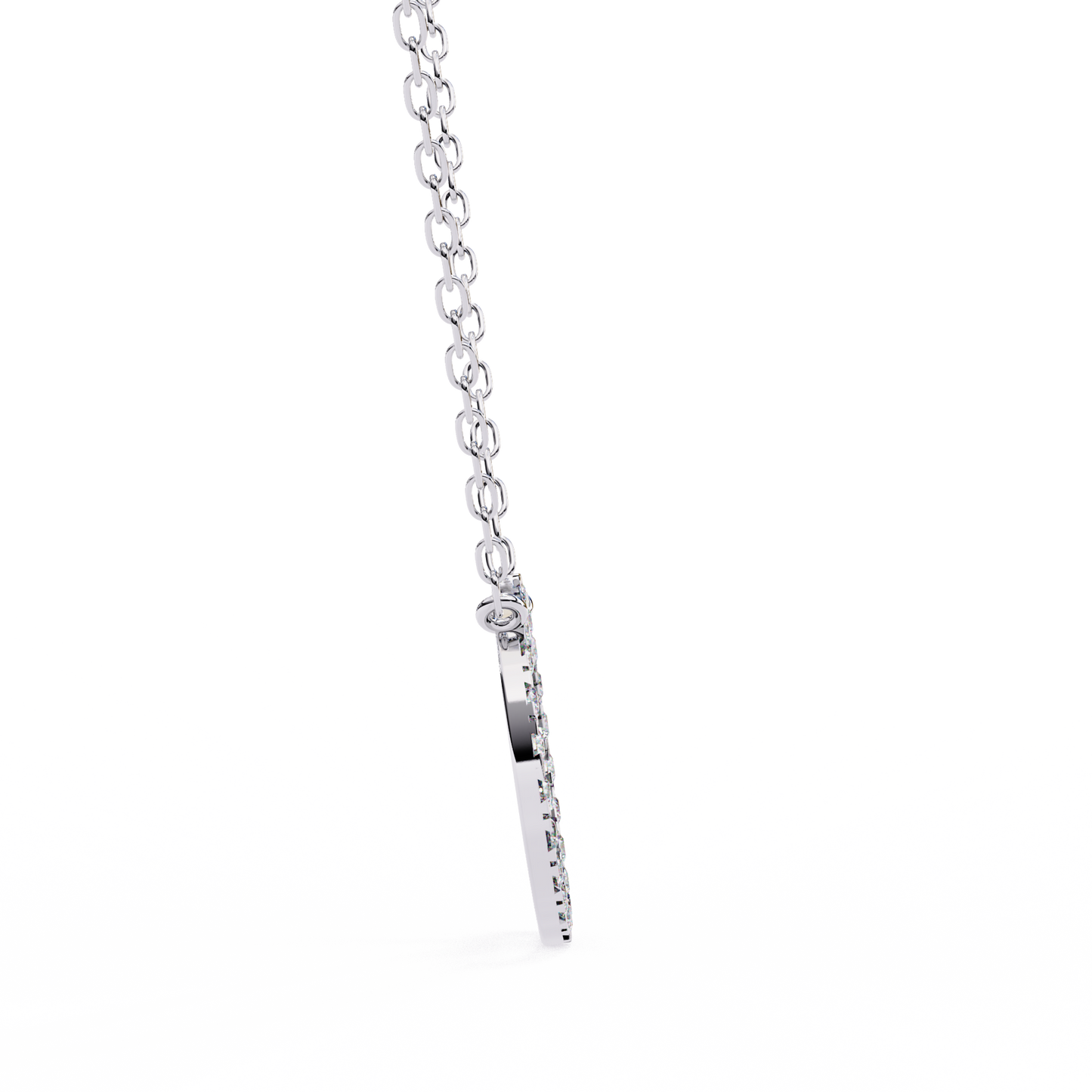 Silver Circle of Light Pendant