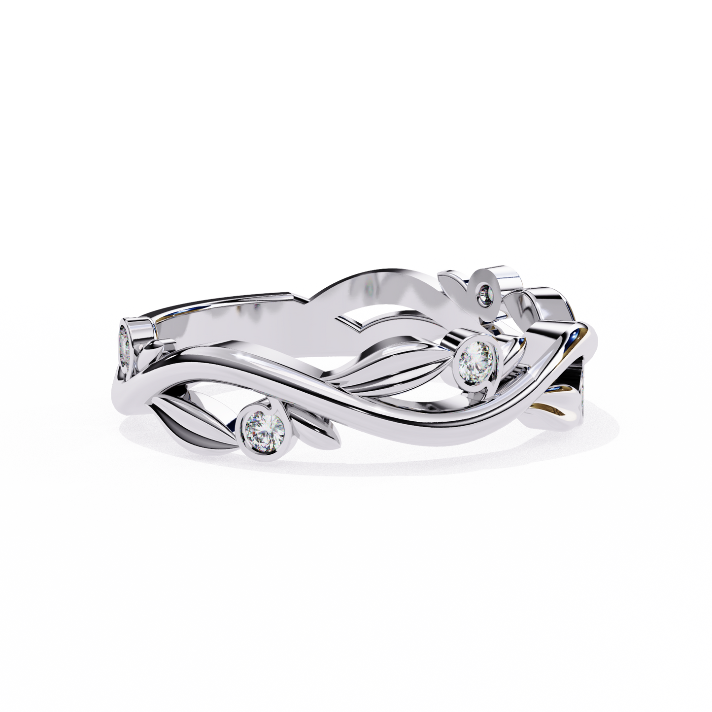 Silver Enchanted Vine Ring