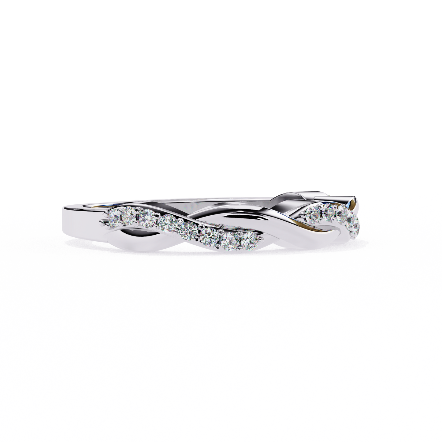 Silver Destiny Braid Ring