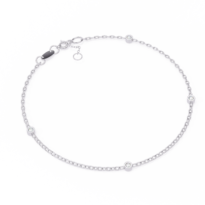 Silver Starlit Grace bracelet