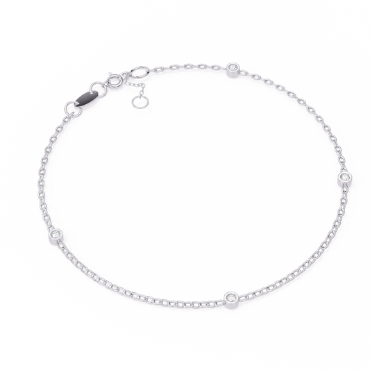Silver Starlit Grace bracelet