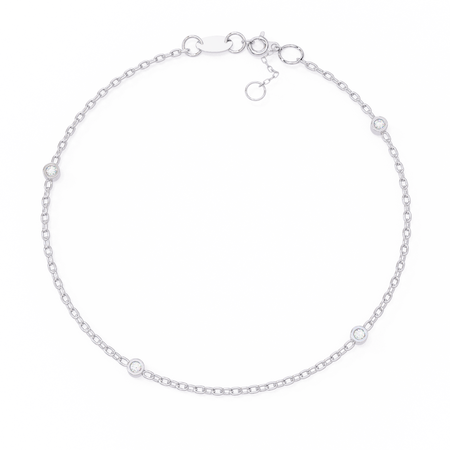 Silver Starlit Grace bracelet