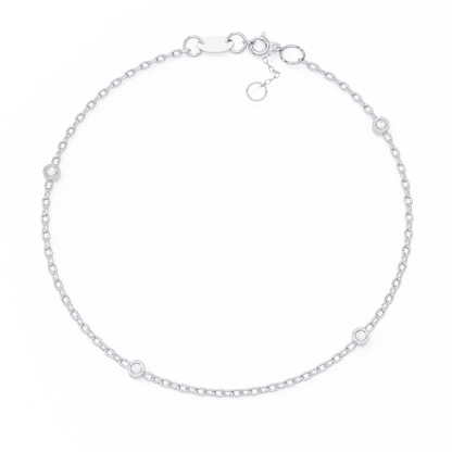 Silver Starlit Grace bracelet