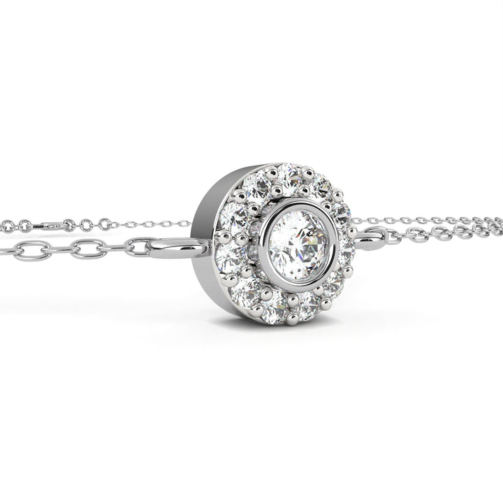 Silver Lumière halo bracelet