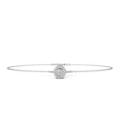 Silver Lumière halo bracelet