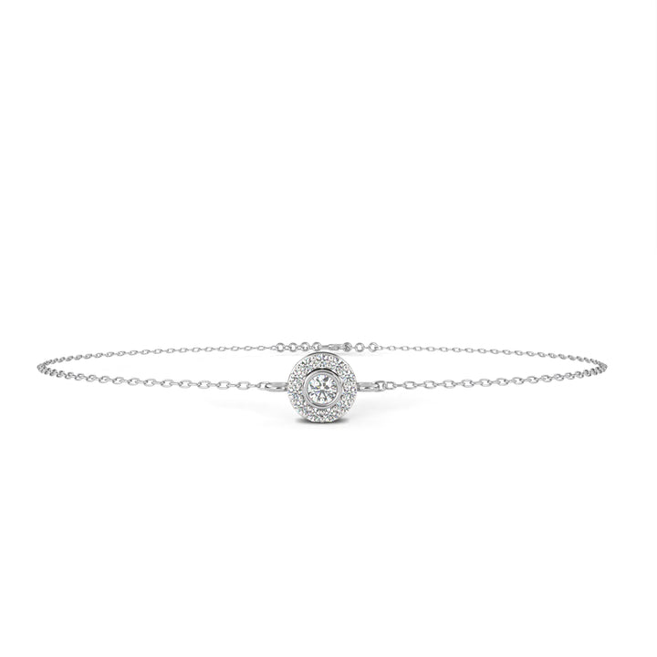 Silver Lumière halo bracelet