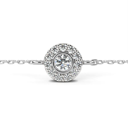 Silver Lumière halo bracelet