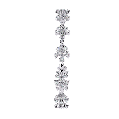 Silver Frost Blossom bracelet