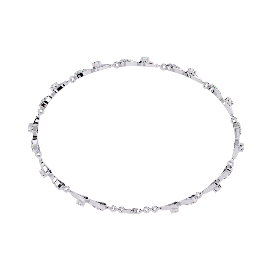 Silver Elysian Wings bracelet