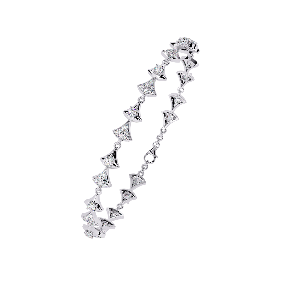 Silver Elysian Wings bracelet