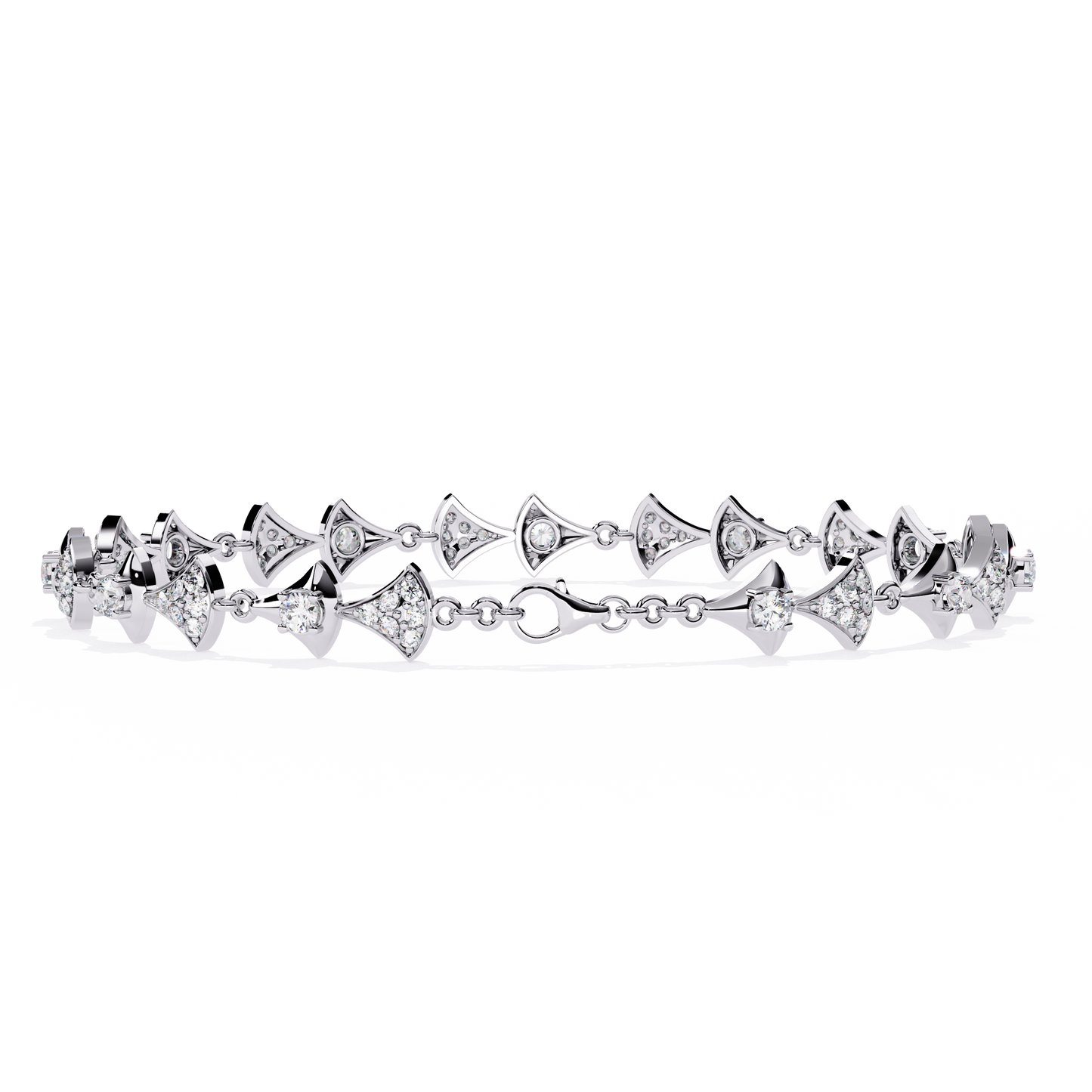 Silver Elysian Wings bracelet