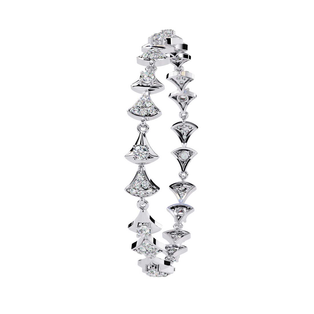 Silver Elysian Wings bracelet