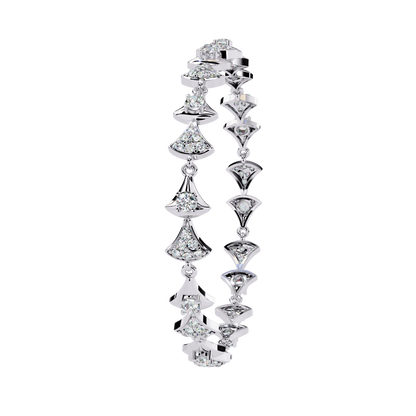 Silver Elysian Wings bracelet