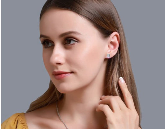 Silver Prism Royale earrings