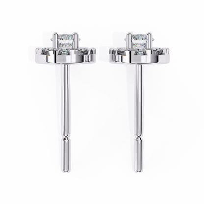 Silver Celestial Glow earrings