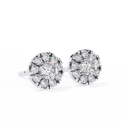 Silver Celestial Glow earrings