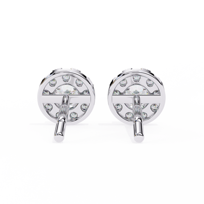 Silver Celestial Glow earrings