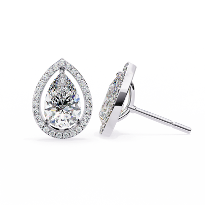 Silver Elysian Drops earrings