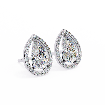 Silver Elysian Drops earrings