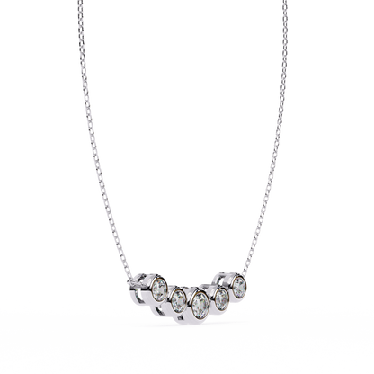 Silver Five Wishes Necklace