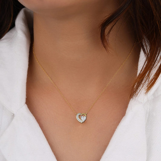 Silver Eternal Love Heart Pendant