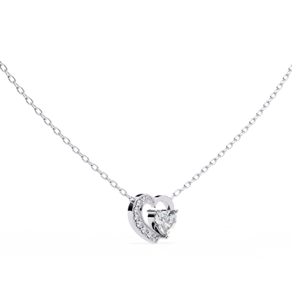 Silver Eternal Love Heart Pendant