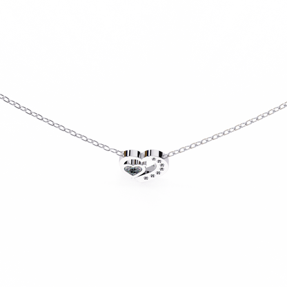 Silver Eternal Love Heart Pendant
