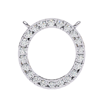 Silver Circle of Light Pendant