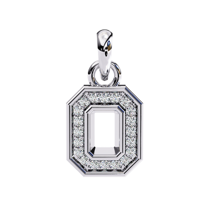 Silver Portal Diamond Pendant