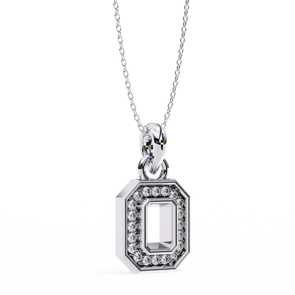 Silver Portal Diamond Pendant