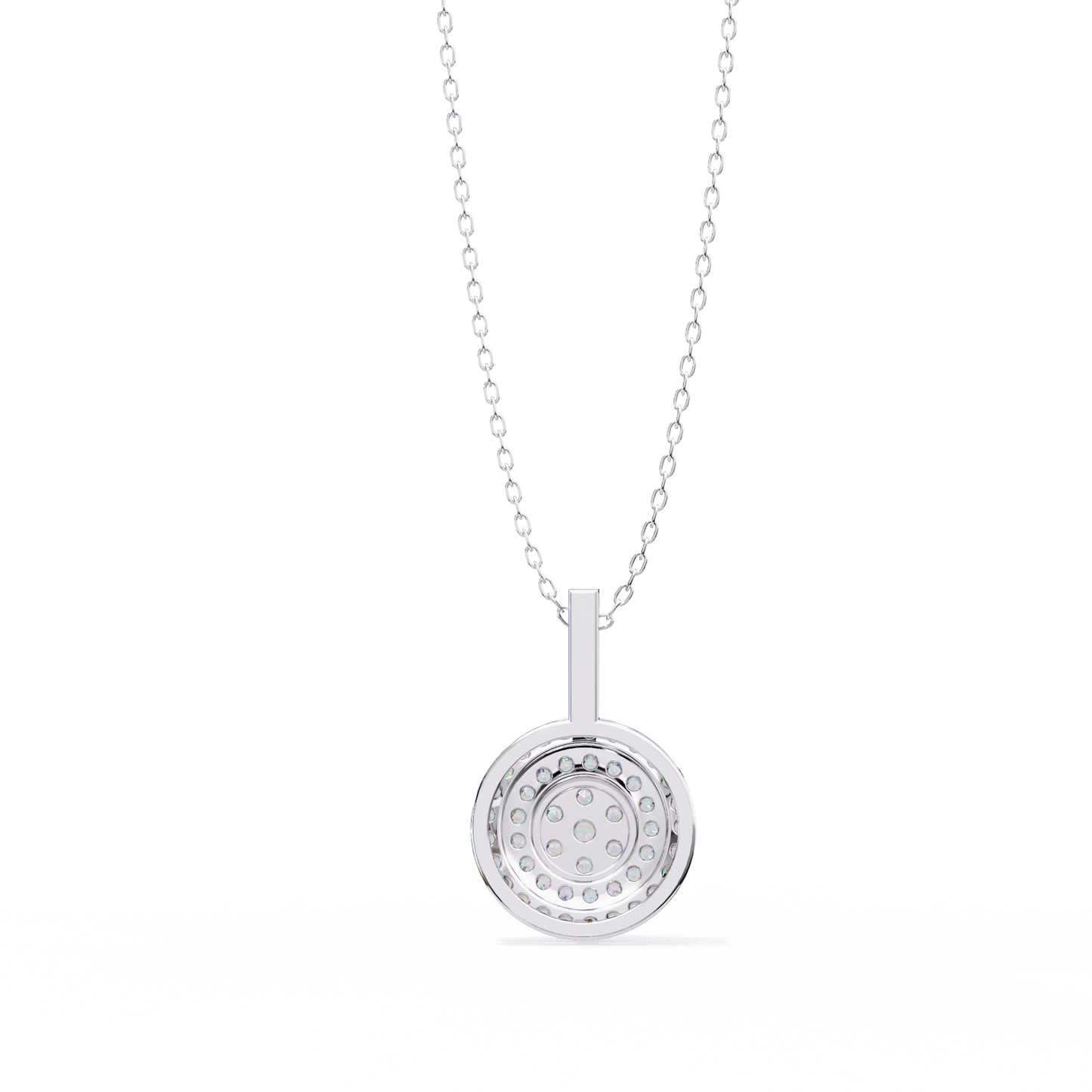 Silver Stardust Orb Necklace