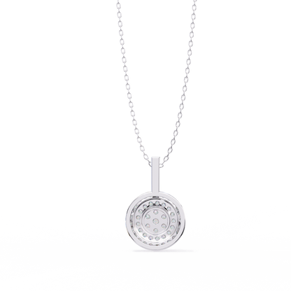 Silver Stardust Orb Necklace