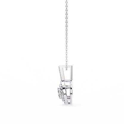 Silver Stardust Orb Necklace