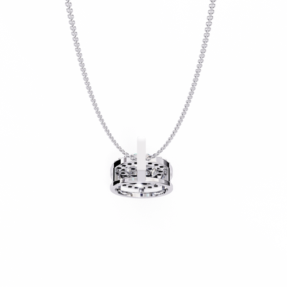 Silver Stardust Orb Necklace