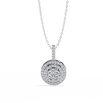 Silver Stardust Orb Necklace