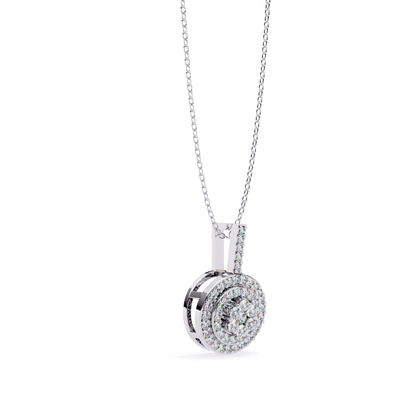 Silver Stardust Orb Necklace