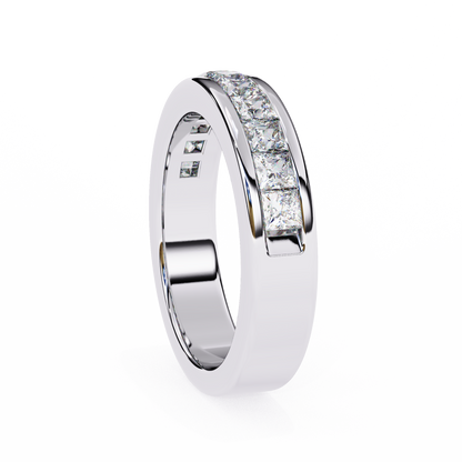 Silver Horizon Princess Ring
