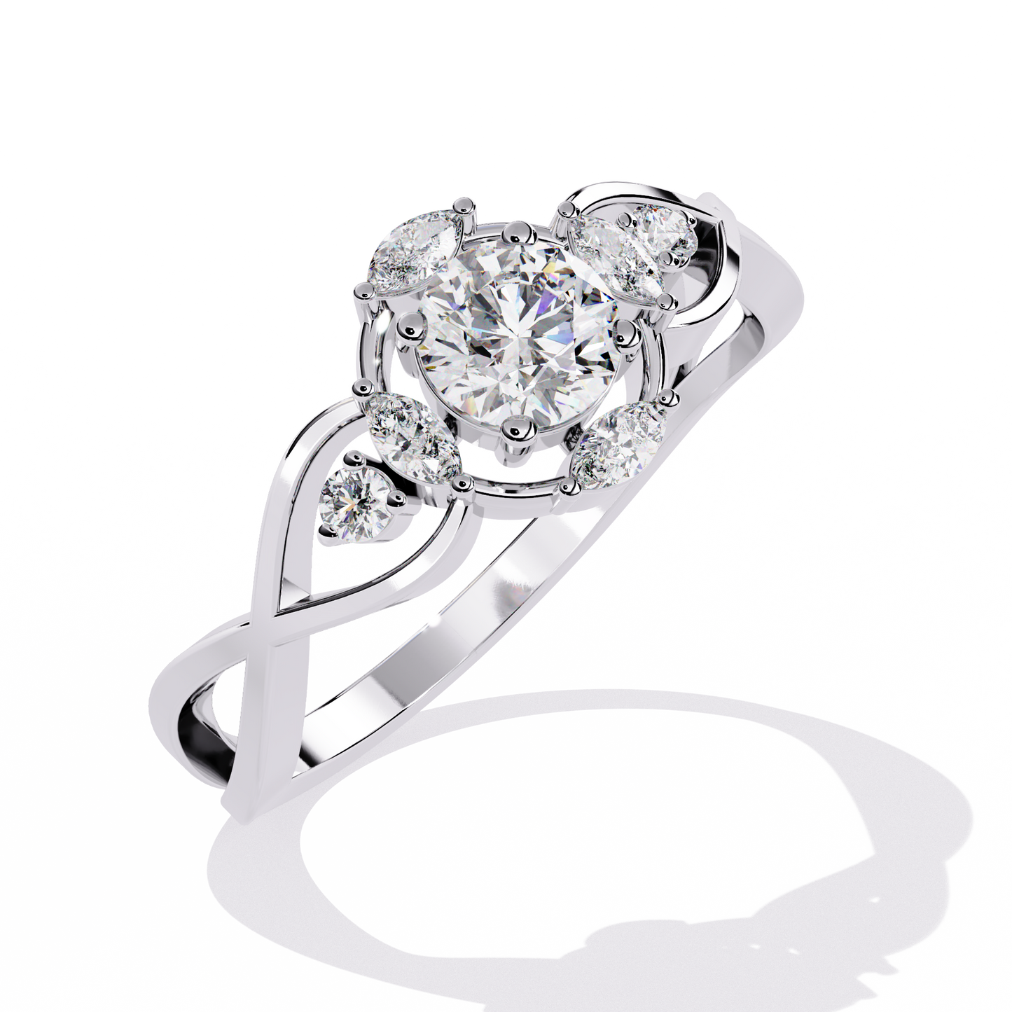 Silver Vintage Bloom Ring