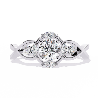 Silver Vintage Bloom Ring
